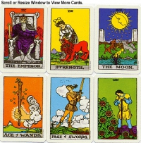 Albano-Waite Tarot Deck Mini Size