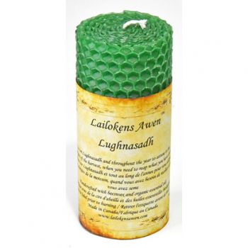 Beeswax Sabbat Altar Candle - Lughnasadh