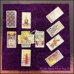 Pentagram Purple Flannel Cloth