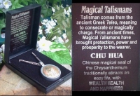 Chu Hua Talisman For Wealth, Health & Happiness