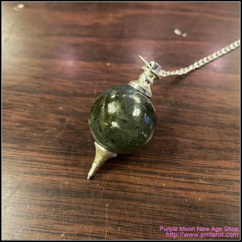 Ball Pendulum Labradorite W/ Tree Of Life