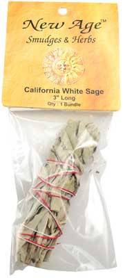 White Sage Smudge Stick 3" - 5"