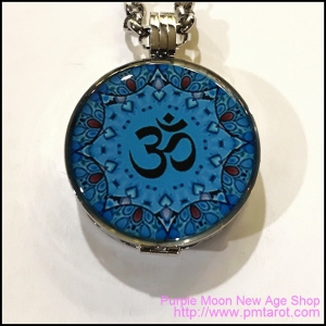 Stainless Steel Oil Locket - Om