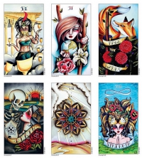 Eight Coins Tattoo Tarot