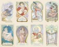 Ethereal Visions: Illuminated Tarot Deck