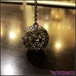 Flowers Of Life Ball Silver Pendant