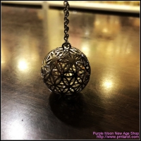 Flowers Of Life Ball Silver Pendant