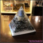 Avalon Magick x Oplusnet - Angelite High Quality Orgonite Pyramid