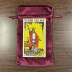 Satin and Velvet Tarot Bag