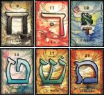 Hebrew Letters Tarot (22 cards)