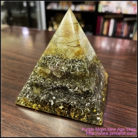 Avalon Magick x Oplusnet - Citrine High Quality Orgonite Pyramid