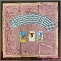 Pink Petal Tarot Cloth