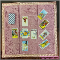 Pink Petal Tarot Cloth