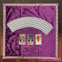 Purple Tarot Cloth