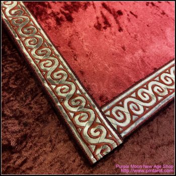 Red Petal Tarot Cloth