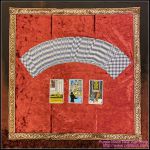 Red Petal Tarot Cloth