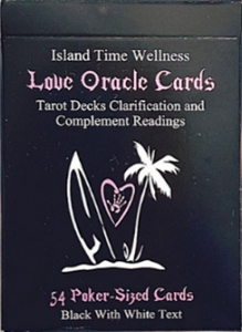 Island Time Wellness Love Oracle Cards Version I Poker Size