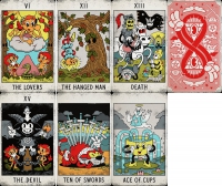 Mystical Medleys: A Vintage Cartoon Tarot