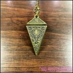 Brass Pendulum - Old Whispers Tarot Theme