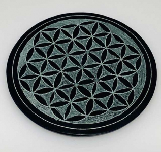 Flower of Life Stone Ash Catcher