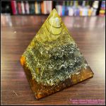 Avalon Magick x Oplusnet - Citrine High Quality Orgonite Pyramid