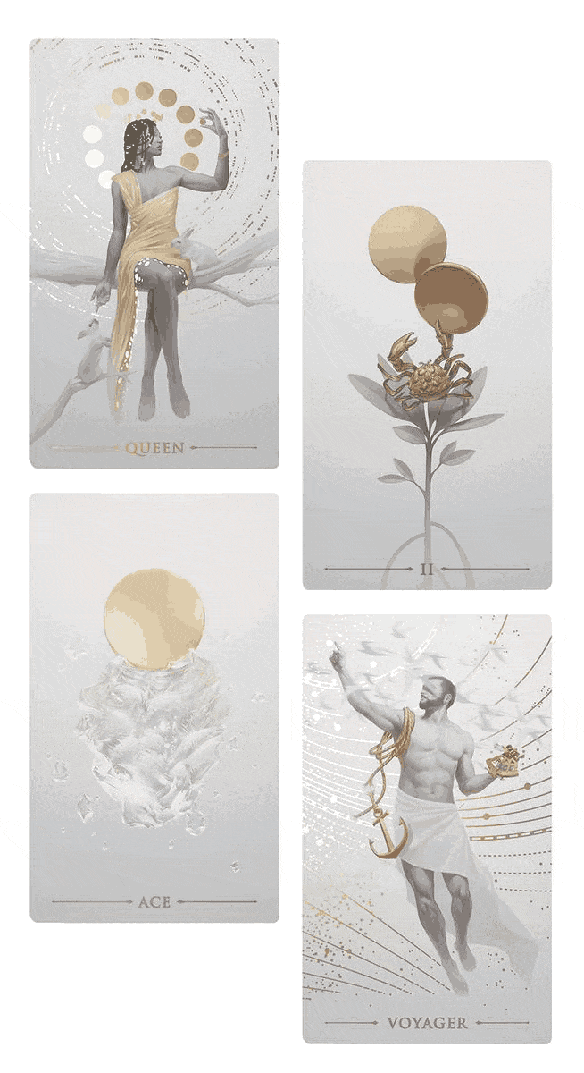 Ephemere Tarot: A Tarot Deck By True Black Tarot