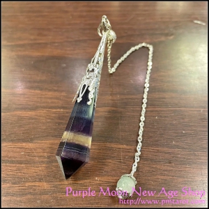 Boho Style Point Pendulum - Fluorite