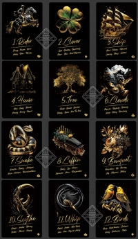 Golden Deep Lenormand