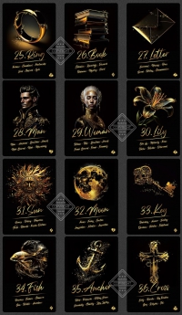 Golden Deep Lenormand