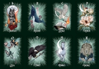 The Witch’s Familiar Runic Oracle Pocket Size