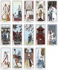 (日本神話塔羅牌 極 第五版) 日本神話タロット 極フルデッキセット伍