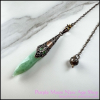 Rhombus Pendulum Green Aventurine