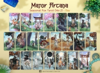 Seasonal Fox Tarot II Day