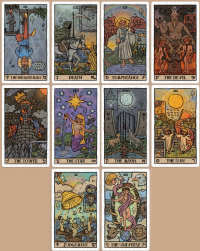 Akashic Eye Tarot White Border Edition