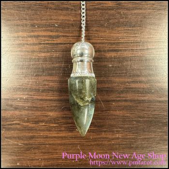 Chambered Pendulum: Labradorite