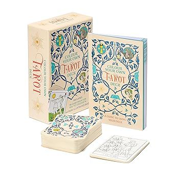 Color Your Own Tarot Book & Card Deck: Includes 78 Cards To Color In And A 64-Page Book