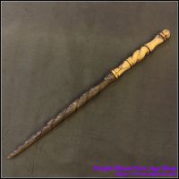 Wenge & Zebrano Wood Wand