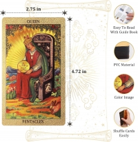 Waite Smith Tarot Lotus Gold