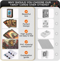 Waite Smith Tarot Zodiac Gold