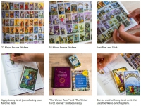 The Weiser Tarot Card Sticker Book: Includes Over 2,500 Stickers (32 Complete Sets Of All 78 Tarot Cards)―perfect For Tarot Journaling