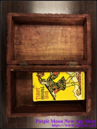 Wooden Hand Carved Box With Tree Of Life