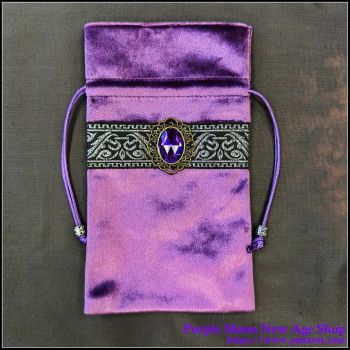 Purple Velvet Tarot Bag