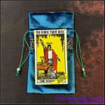 Aqua Green Velvet Tarot Bag