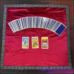 Red Velvet Tarot Cloth