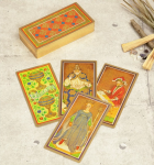 黃金塔羅牌：維斯康提經典復刻牌組（暢銷刷金版） 
(The Golden Tarot: The Visconti-Sforza Deck)