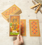 黃金塔羅牌：維斯康提經典復刻牌組（暢銷刷金版） 
(The Golden Tarot: The Visconti-Sforza Deck)